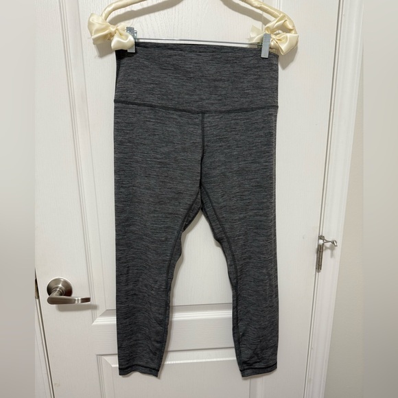 Lululemon Align High-Rise Leggings, 25” inseam, Size 12, Heathered Graphite Gray - Picture 4 of 6